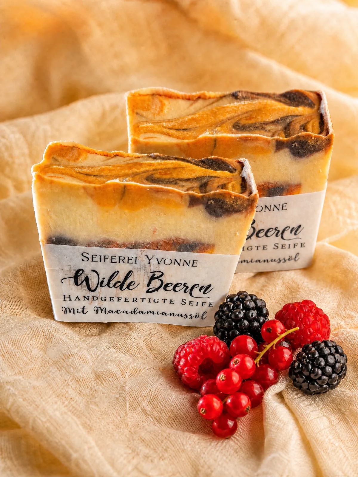 Seife Wilde Beeren · fruchtiger Duft nach Kirschen und Beeren