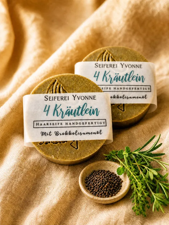 Haarseife 4 Kräutlein